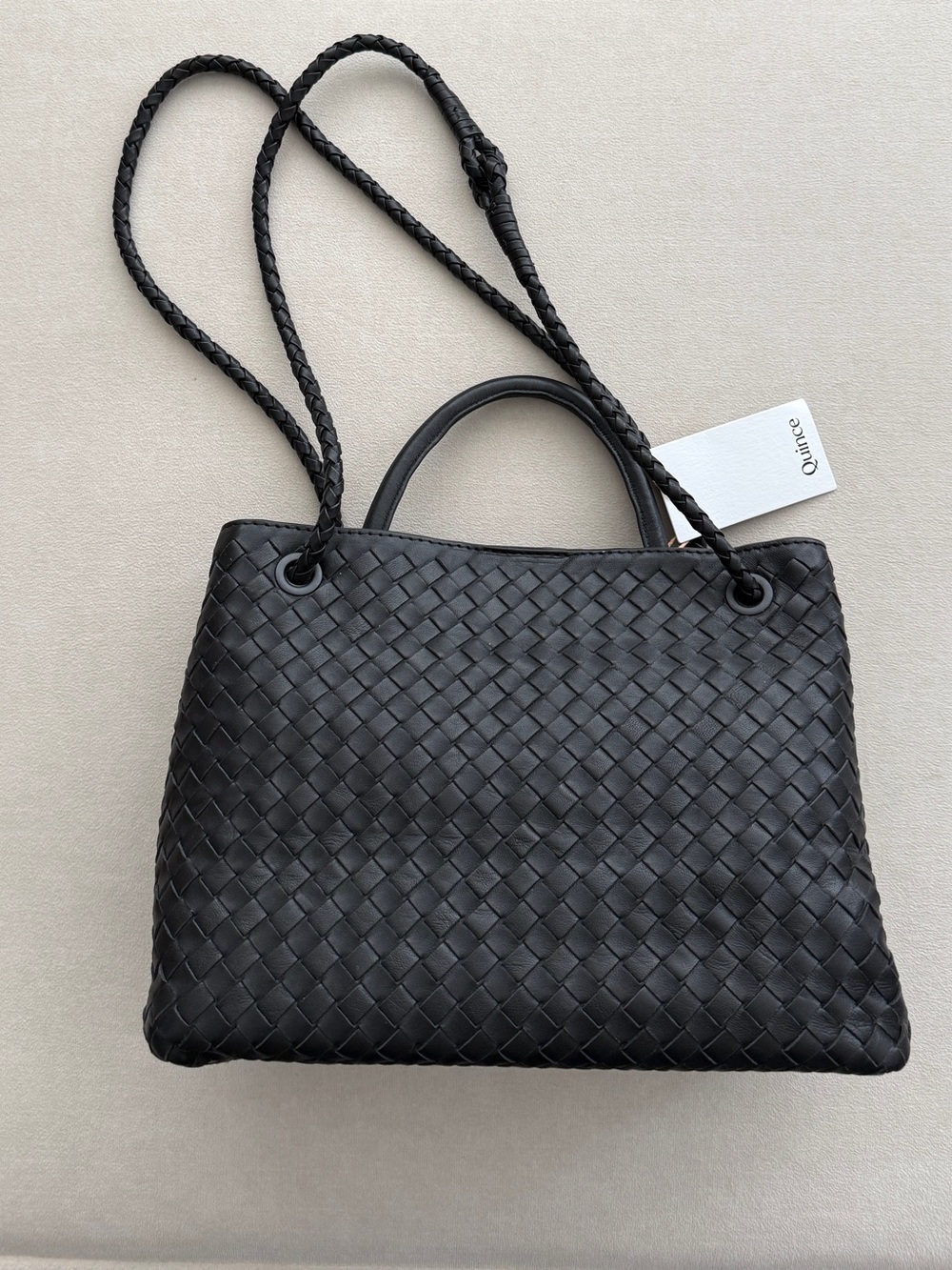 quince woven bag